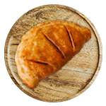 Chips, Cheese & Donner Meat Calzone 