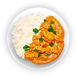 Chicken Bhoona & Fried Rice 