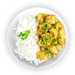 Chicken Korma & Fried Rice 