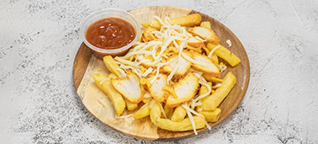 Chips, Cheese & Chicken Tikka 